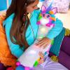 imageFURBY DJ Interactive Toy Neon Star Snuggly Electronic Plush Music Lights Motion ampamp Games Speaks English ampamp Furbish 32 in Long 6 Years Amazon ExclusiveDJ Furby