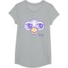 imageFurby Big Cute Face Big Chest Frame Logo TShirtHeather Grey