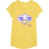 imageFurby Big Cute Face Big Chest Frame Logo TShirtLemon Yellow