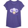 imageFurby Big Cute Face Big Chest Frame Logo TShirtPurple Heather