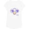 imageFurby Big Cute Face Big Chest Frame Logo TShirtWhite