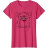 imageFurby Classic Toy Outline Vintage Smiling Portrait TShirtRed Heather