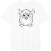 imageFurby Classic Toy Outline Vintage Smiling Portrait TShirtWhite