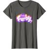 imageFurby Club Furby Colorful Gradient Musical Notes Furry Logo TShirtAsphalt Grey