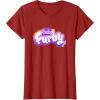 imageFurby Club Furby Colorful Gradient Musical Notes Furry Logo TShirtCranberry Red