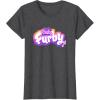 imageFurby Club Furby Colorful Gradient Musical Notes Furry Logo TShirtDark Heather Grey