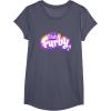 imageFurby Club Furby Colorful Gradient Musical Notes Furry Logo TShirtHeather Blue
