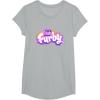 imageFurby Club Furby Colorful Gradient Musical Notes Furry Logo TShirtHeather Grey