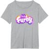 imageFurby Club Furby Colorful Gradient Musical Notes Furry Logo TShirtHeather Grey