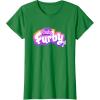 imageFurby Club Furby Colorful Gradient Musical Notes Furry Logo TShirtKelly Green