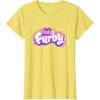 imageFurby Club Furby Colorful Gradient Musical Notes Furry Logo TShirtLemon Yellow