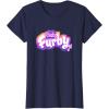 imageFurby Club Furby Colorful Gradient Musical Notes Furry Logo TShirtNavy Blue