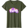 imageFurby Club Furby Colorful Gradient Musical Notes Furry Logo TShirtOlive Green