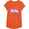 imageFurby Club Furby Colorful Gradient Musical Notes Furry Logo TShirtOrange