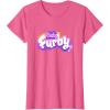 imageFurby Club Furby Colorful Gradient Musical Notes Furry Logo TShirtPink Heather