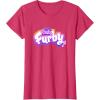 imageFurby Club Furby Colorful Gradient Musical Notes Furry Logo TShirtRed Heather