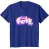 imageFurby Club Furby Colorful Gradient Musical Notes Furry Logo TShirtRoyal Blue