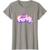 imageFurby Club Furby Colorful Gradient Musical Notes Furry Logo TShirtSlate Grey
