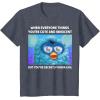 imageFurby Cute But Secretly Kinda Evil Photo Meme TShirtHeather Blue