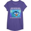 imageFurby Cute But Secretly Kinda Evil Photo Meme TShirtPurple Heather