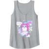 imageFurby Cute Retro Computer Friend Save Me Big Chest Poster Tank TopHeather Grey