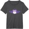 imageFurby Cute Tribal Rocker Big Chest Logo TShirtDark Heather Grey