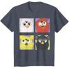 imageFurby Different Emotions Vintage Box Up TShirtHeather Blue