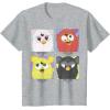 imageFurby Different Emotions Vintage Box Up TShirtHeather Grey
