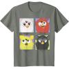 imageFurby Different Emotions Vintage Box Up TShirtOlive Heather