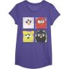 imageFurby Different Emotions Vintage Box Up TShirtPurple Heather