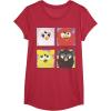 imageFurby Different Emotions Vintage Box Up TShirtRed Heather