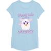 imageFurby Feed Me And Tell Me Im Pretty Cute Logo Portrait TShirtBaby Blue