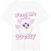imageFurby Feed Me And Tell Me Im Pretty Cute Logo Portrait TShirtWhite