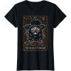imageFurby Halloween Celestial Tarot Card Trouble Maker Outline TShirtBlack