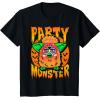 imageFurby Halloween Party Monster Vintage Scary Cute Poster TShirtBlack
