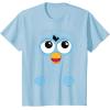 imageFurby Retro Big Blue Smiling Face TShirtBaby Blue