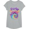 imageFurby Tie Dyed Cute Portrait Logo TShirtHeather Grey