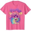 imageFurby Tie Dyed Cute Portrait Logo TShirtPink Heather