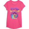 imageFurby Tie Dyed Cute Portrait Logo TShirtPink Heather