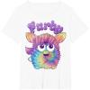 imageFurby Tie Dyed Cute Portrait Logo TShirtWhite