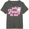 imageFurby Valentines Day Talk Furby To Me Cute Hearts Logo TShirtAsphalt Grey
