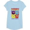 imageFurby Vintage Classic World Tour Rainbow Neon Rock Poster TShirtBaby Blue