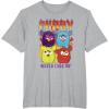 imageFurby Vintage Classic World Tour Rainbow Neon Rock Poster TShirtHeather Grey