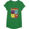 imageFurby Vintage Classic World Tour Rainbow Neon Rock Poster TShirtKelly Green