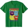 imageFurby Vintage Classic World Tour Rainbow Neon Rock Poster TShirtKelly Green