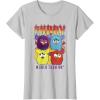 imageFurby Vintage Classic World Tour Rainbow Neon Rock Poster TShirtSilver Grey