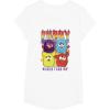 imageFurby Vintage Classic World Tour Rainbow Neon Rock Poster TShirtWhite