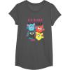 imageFurby Vintage Neon Gradient Since 1998 Heart Portraits TShirtAsphalt Grey