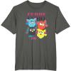 imageFurby Vintage Neon Gradient Since 1998 Heart Portraits TShirtAsphalt Grey