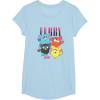 imageFurby Vintage Neon Gradient Since 1998 Heart Portraits TShirtBaby Blue